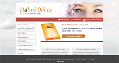 Desktop Screenshot of dobreoci.cz